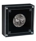 Tiger 2oz Silver Antiqued Coin-2022