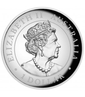Kangaroo 2022 1oz Silver Proof High Relief Coloured Coin