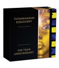 Tutankhamun Discovery 100 Year Anniversary 2022 2oz Silver Proof Gilded Coloured Coin