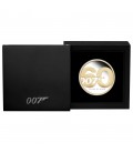 60 Years of Bond 2oz Silver Proof Gilded Coin-2022