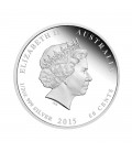 AUSTRALIAN LUNAR SERIES II 2015 YEAR OF THE GOAT SILVER PROOF COINS