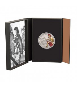 Warriors Of History - Spartans Silver Coin