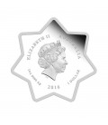 Christmas 2016 1oz Star Shaped Silver Proof Coint