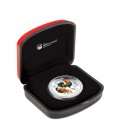 Lunar 2017 Year of the Rooster 1oz Silver Proof Coloured