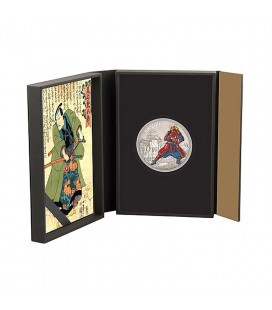 Warriors Of History - Samurai Silver Coin