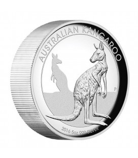 Kangaroo 2016 5oz Silver Proof High Relief Coin