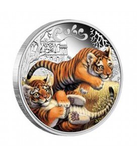 The Cubs - Tiger 2016 1/2oz Silver Proof Coin