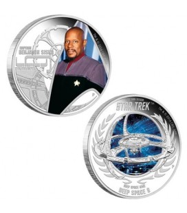 Star Trek: Deep Space Nine – Captain Benjamin Sisko &Deep Space 9 2015 1oz Silver Proof Two-Coin Set