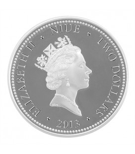 Feng Shui Silver Coin - Cranes