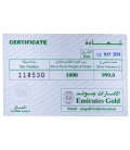 Emirates 1 Kilogram Silver Cast Bar 999.0
