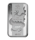 Lunar Dragon Silver Rectangular Ingot - 1oz