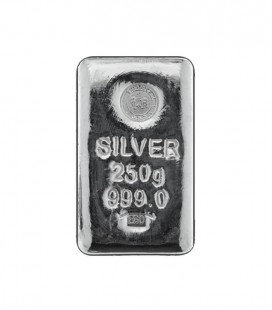 Emirates 250 Gram Silver Bars
