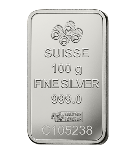 PAMP 100 Gram Silver Bar