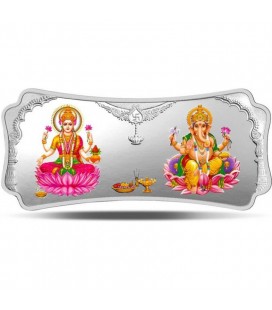 Lakshmi Ganesha (999.9) 250 gm Silver Bar