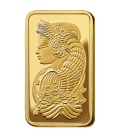 Pamp Fortuna Gold Rectangular Ingot - 10 oz
