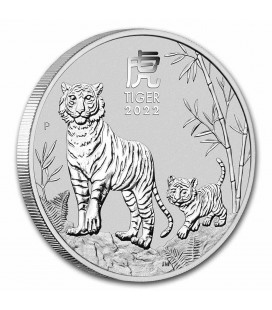 Australian Lunar Year of the Tiger 1oz Silver Bullion Coin-2022