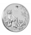 Australian Lunar Year of the Tiger 1oz Silver Bullion Coin-2022