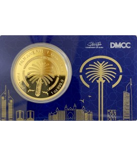palm jumairah 1 oz gold coin