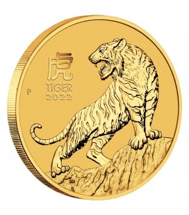 Australian Lunar 2022 Year of the Tiger 2oz Gold Bullion Coin