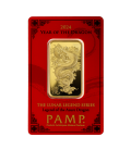 Year of the Dragon - Legend of the Azure Dragon 1oz Gold Bar-2024