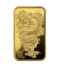  Year of the Dragon - Legend of the Azure Dragon 1oz Gold Bar-2024