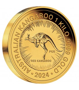 Australian Kangaroo 1 Kilo Gold Bullion Coin-2024