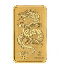 Lunar Dragon 1oz Gold Minted Bar