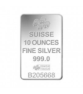 PAMP 10 OZ Silver Bar