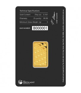 PERTH MINT 5 Gram Gold Bar
