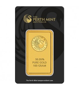 PERTH MINT 100 Gram Gold Bar