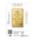 PAMP 100 Gram Gold Bar