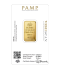PAMP 1/2 Ounce Gold Bar
