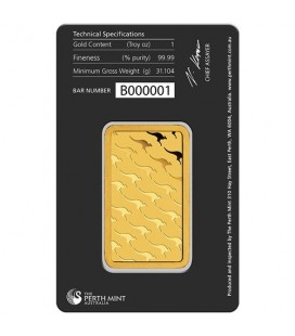PERTH MINT 1 Ounce Gold Bar