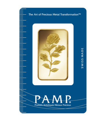 Rosa Gold Rectangular Ingot - 1 oz